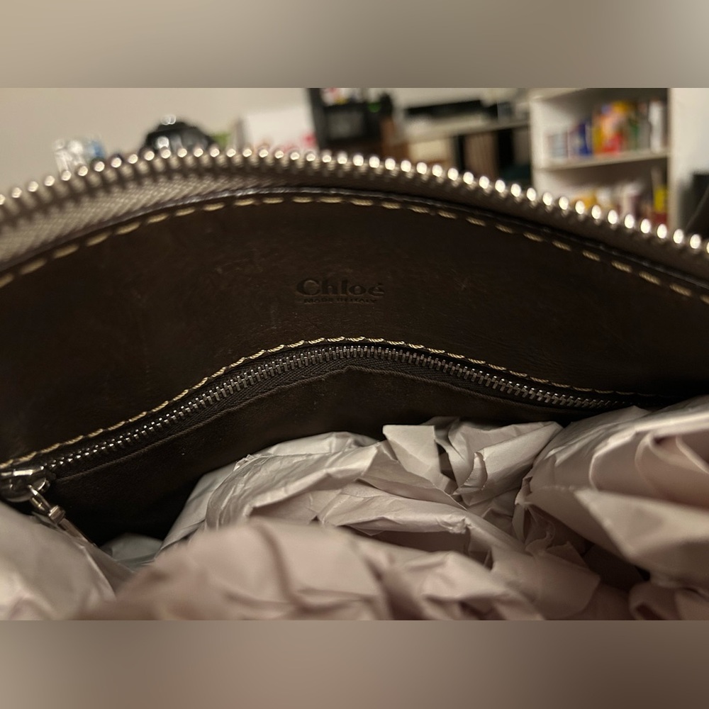 Chloe Edith Day Bag - Satchel - Dark Brown - Picture 11 of 16
